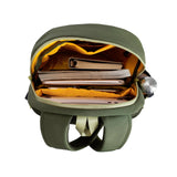 Travelon Voyage Anti-Theft Daypack – Ultra-Light Secure Travel Backpack with RFID Protection & Locking Compartments (Olive)
