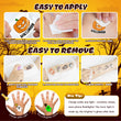 Halloween Glow Tattoos for Kids – 204 Count with Mystery Prize Box (Colorful Design)