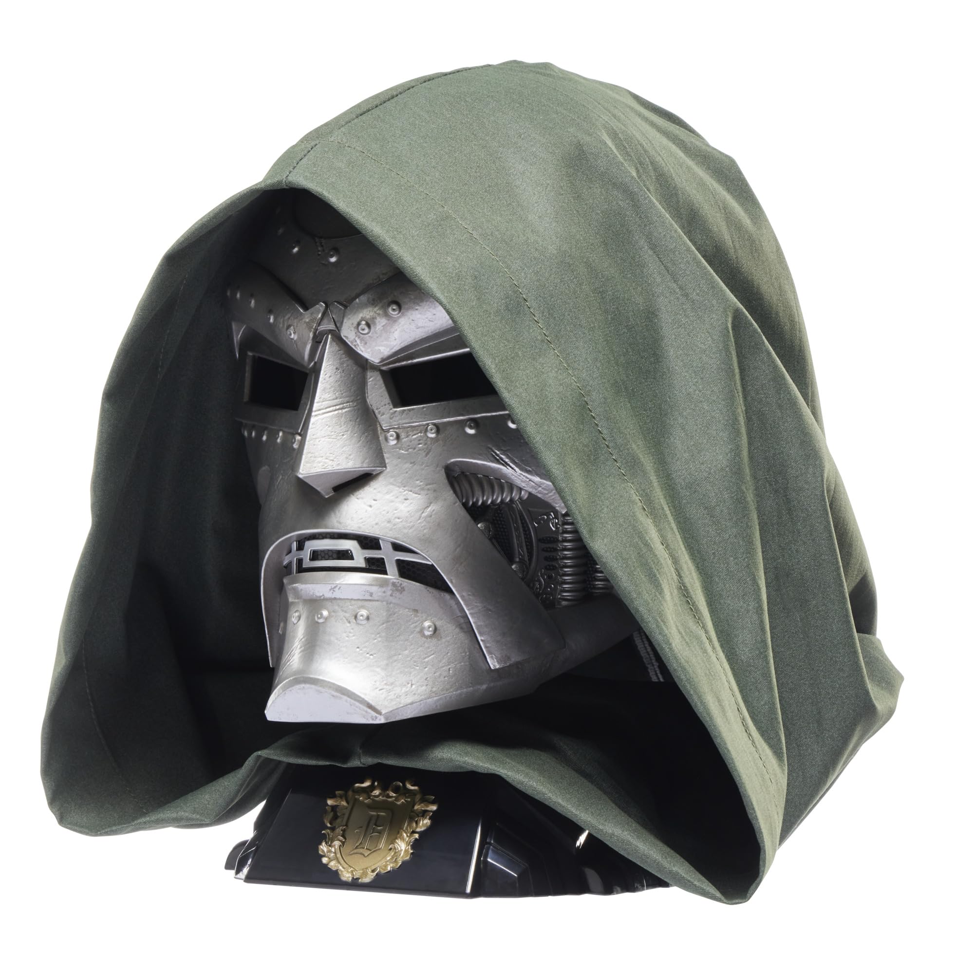 Marvel Legends Doctor Doom Premium Helmet – 1:1 Scale Collectible with Removable Hood & Display Stand