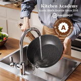 30-Piece Nonstick Granite Cookware & Bakeware Set with Induction Compatibility
