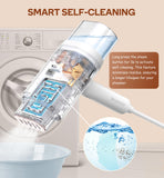 Dual Voltage Professional Handheld Garment Steamer 1200W Foldable Travel Wrinkle Remover with 360° Leak-Proof System