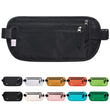 RFID Blocking Money Belt & Passport Holder – Hidden Travel Wallet for Men & Women (Black)