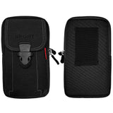 Compact Outdoor Waist Bag – Belt-Wear Mobile Phone Pouch for Sports, Travel & Daily Carry (Black)