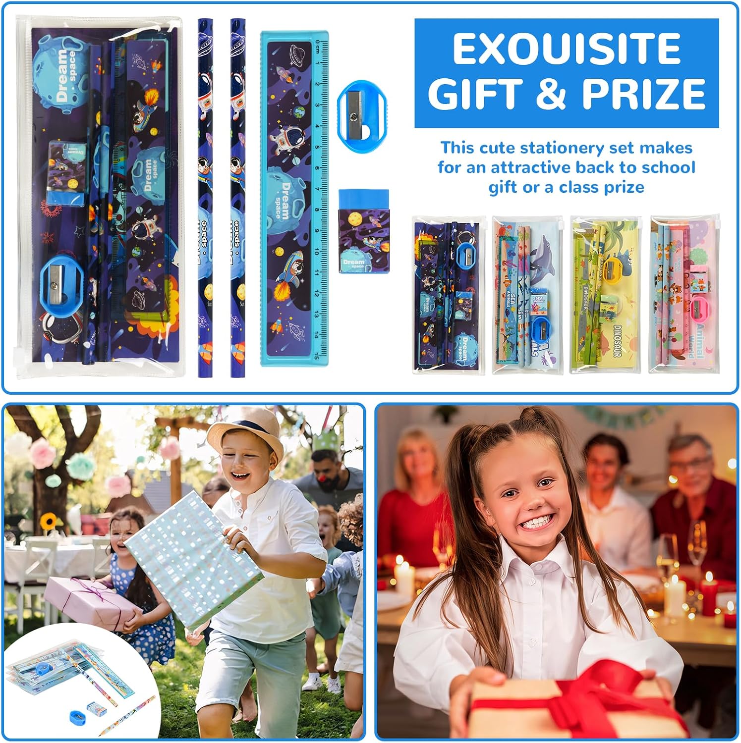 24-Pack Classroom Reward Stationery Gift Sets
