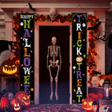 Halloween Outdoor Banners – 2-Pack Large Door Hanging Signs for Porch & Party Decorations (11.8" x 70.8")