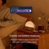Hatch Restore 3 Sunrise Alarm Clock Smart Sleep Sound Machine & Bedside Light Putty