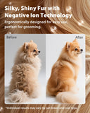 Hands-Free Pet Hair Dryer with Neck Strap, High-Speed Airflow, Negative Ion Technology, and Adjustable Heat and Speed Settings for Dogs and Cats