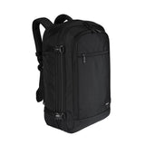 Amazon Basics 40L Expandable Carry-On Travel Backpack with Laptop Compartment – Dual-Use Backpack & Shoulder Bag (Black)