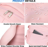 Pink 3-Piece School Backpack Set with Laptop Sleeve