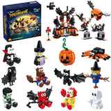 Halloween 12-in-1 Building Blocks Set – 626 PCS Castle & Figures Party Favor Gift for Kids