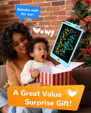 10” Colorful LCD Writing Tablet for Kids – Reusable Doodle Drawing Board (Blue)