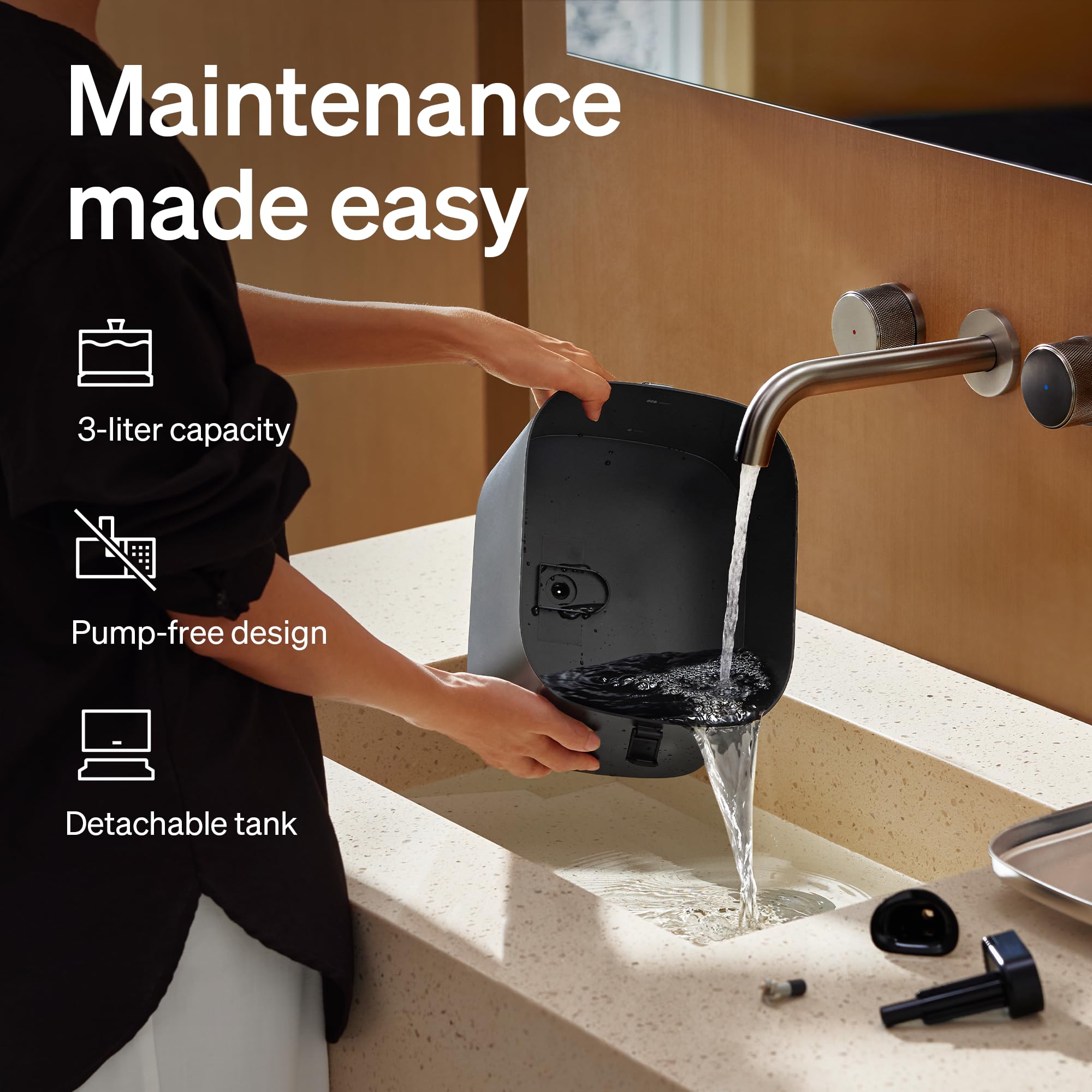 PETLIBRO Dockstream 2 Stainless Steel Smart Cat Water Fountain 3L – WiFi Hydration Tracking (Black)