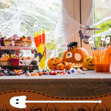 Halloween Ghost Drink Stirrers – 100 Pcs White Plastic Cocktail Swizzle Sticks for Coffee, Tea & Party Drinks