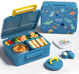 Purple Fawn 5-Compartment Bento Set with 8 oz Food Jar