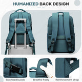 SUWASP Flight-Approved Travel Backpack with Laptop Sleeve & Shoe Storage – Peacock Blue