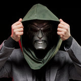 Marvel Legends Doctor Doom Premium Helmet – 1:1 Scale Collectible with Removable Hood & Display Stand