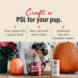 The Honest Kitchen Pumpkin Spice Latte for Dogs – Human Grade Seasonal Treat Mix (Made in USA)
