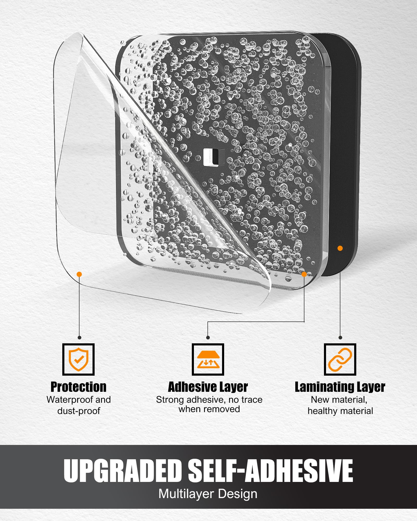 Wall-Mounted Hat Organizer (4-Pack) – Strong Adhesive Acrylic Hooks for Baseball Caps & Accessories