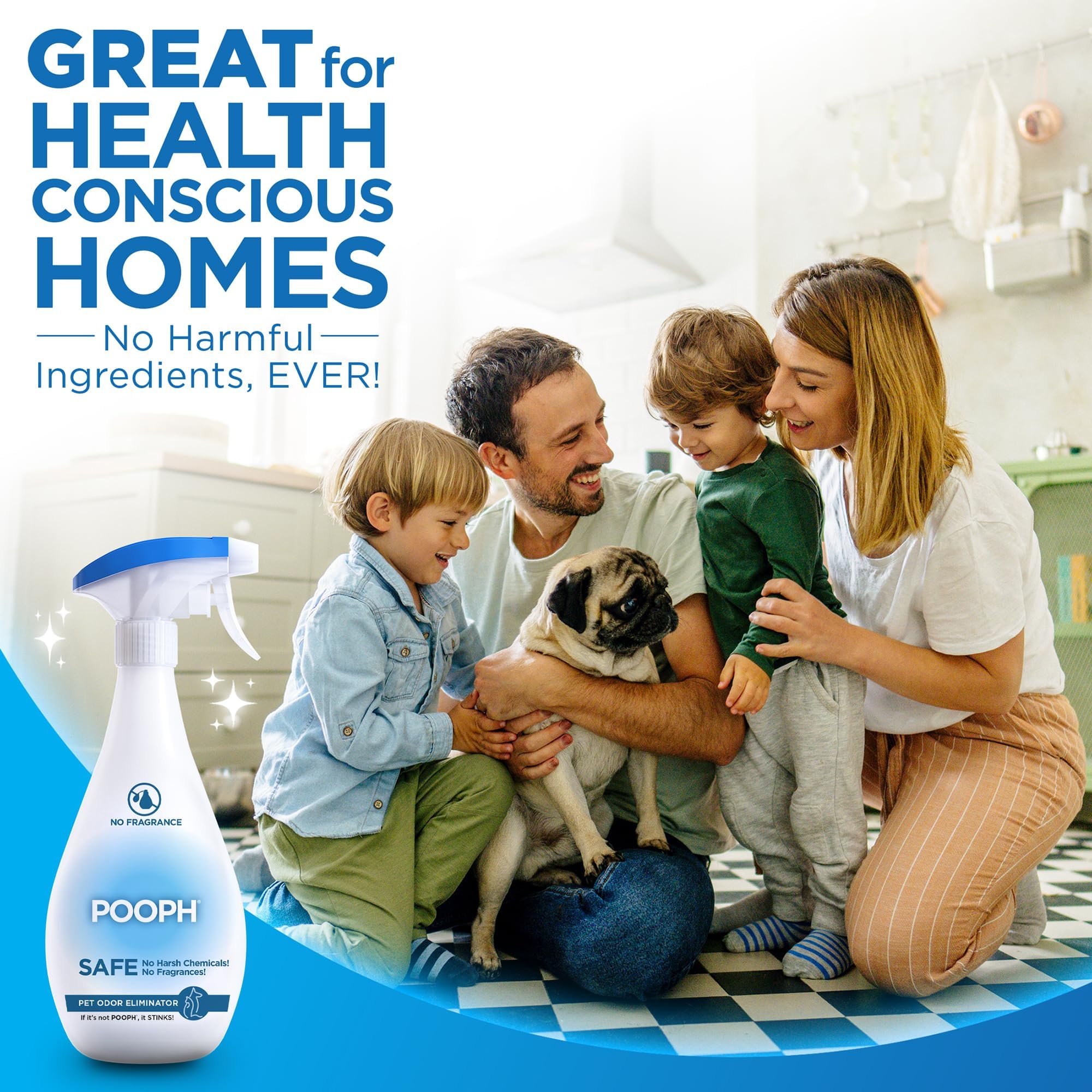 Fragrance-Free Pet Odor Eliminator Spray for Urine, Feces, and Organic Odors – Safe Multi-Surface Odor Neutralizer for Home and Pet Areas
