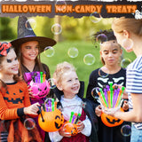 Halloween Mini Bubble Wands – 20-Pack Pumpkin, Witch, Skull & Cat Bubble Toys for Kids, Leak-Proof & Non-Toxic