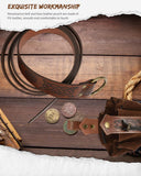Medieval PU Leather Belt & Pouch Set – Vintage Renaissance Cosplay Accessories for Men & Women ⚔️
