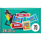 HARIBO, JOLLY RANCHER & TWIZZLERS Halloween Variety Bag – 70PCS Assorted Fruity Candy Mix for Parties & Trick-or-Treat 🍓🍒🍬