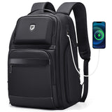 FENREE.GEER Expandable 45L Travel Laptop Backpack with Hardshell Design, USB Ports and 15.6” Laptop Compartment