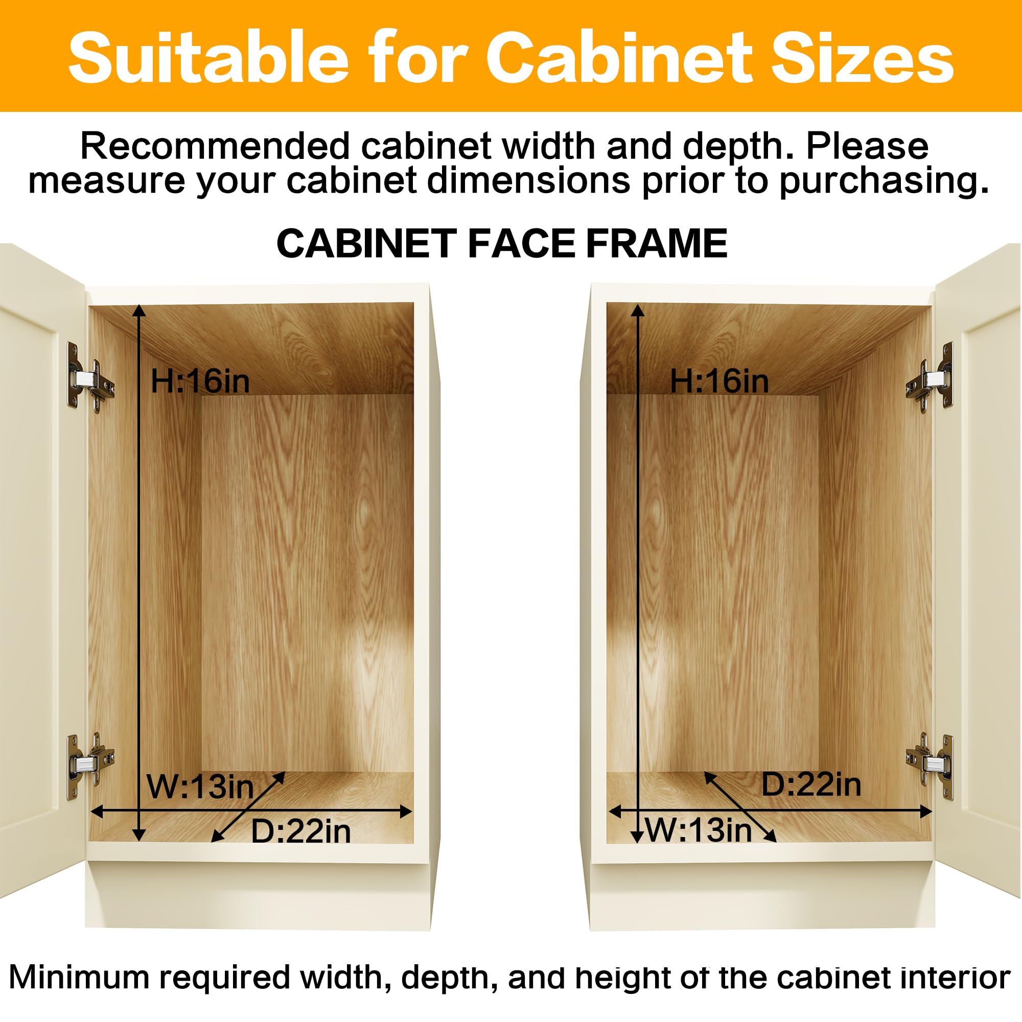 2-Tier Pull-Out Cabinet Organizer – Independently Sliding Chrome Storage Shelves