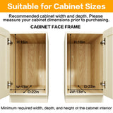 2-Tier Pull-Out Cabinet Organizer – Independently Sliding Chrome Storage Shelves