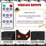 Light-Up “BOO” Marquee Letters – Orange LED Halloween Sign for Indoor Decor (Cordless, Timer, Flicker Mode)