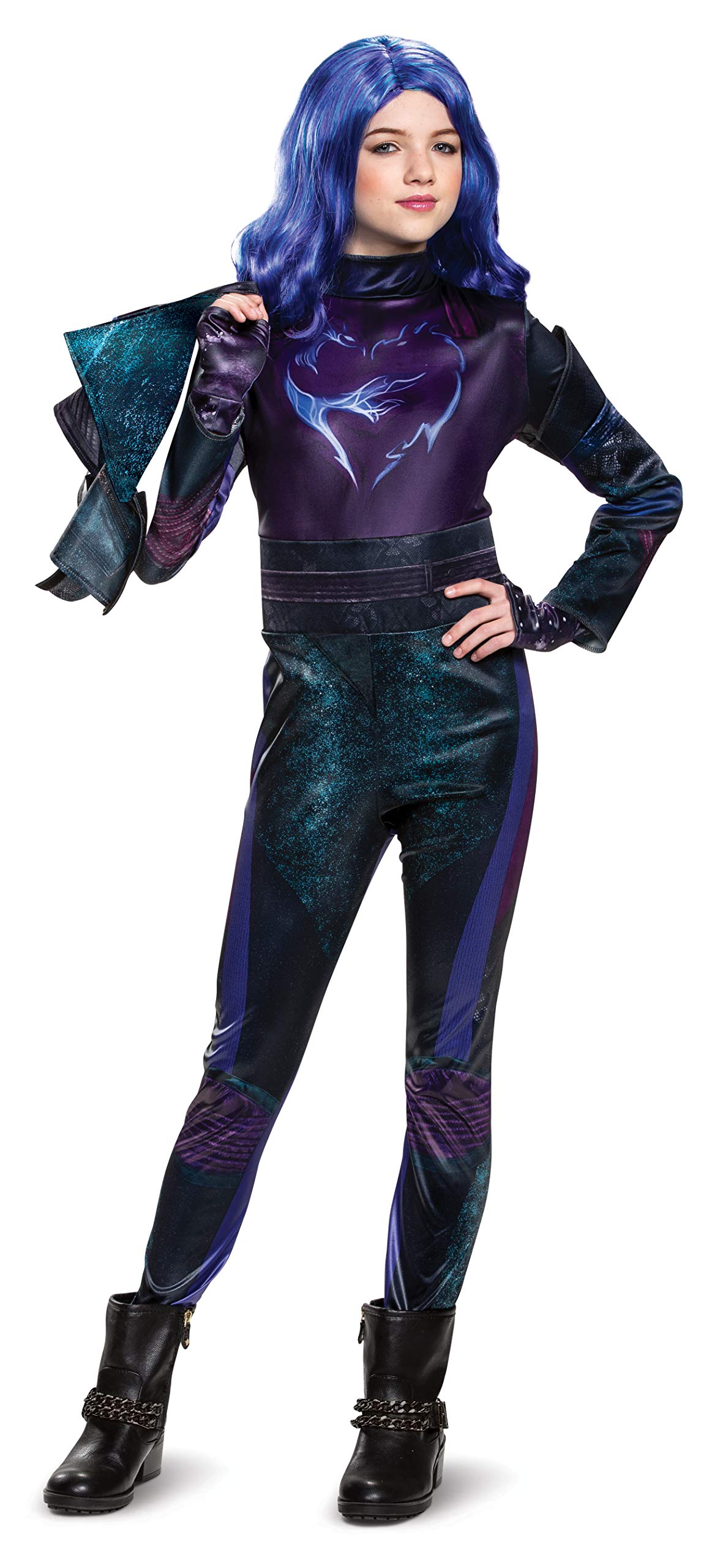 Mal Costume for Girls – Disney Descendants 3 Deluxe Outfit with Jacket, Pants & Gloves (Official Licensed)