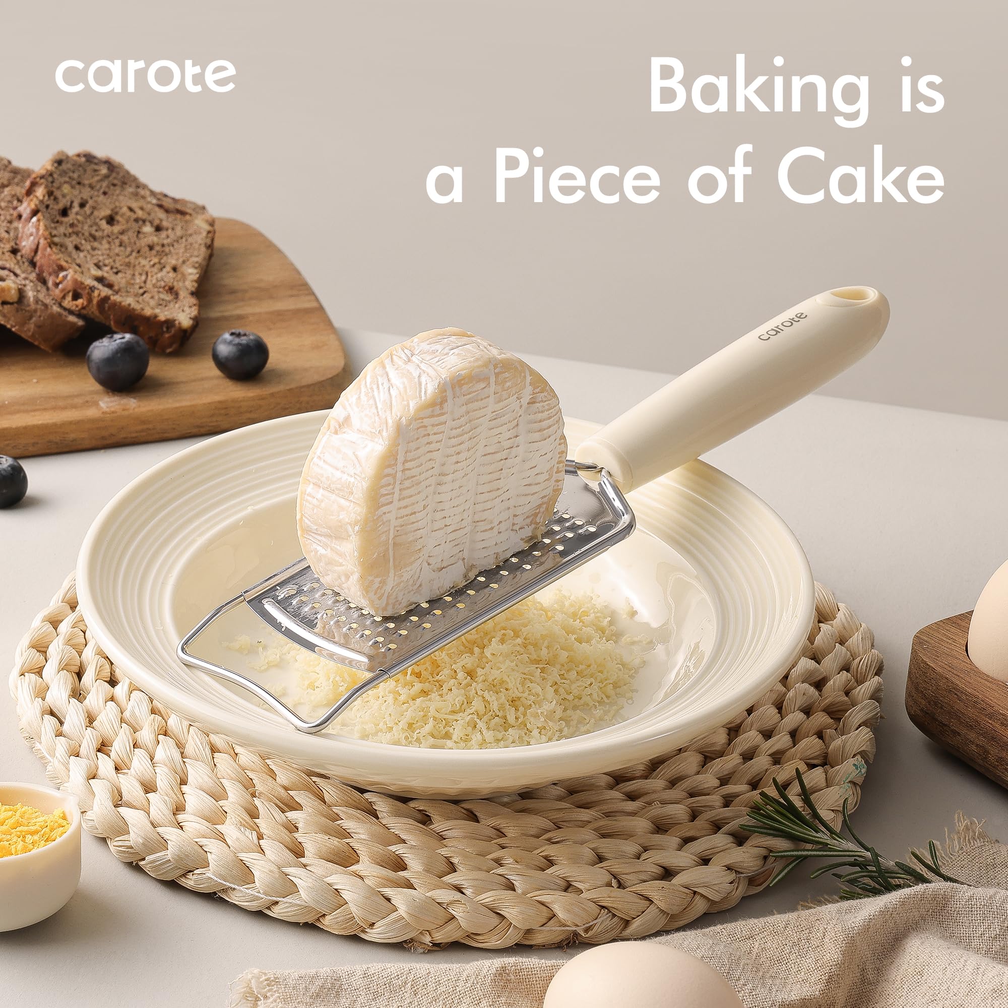 22-Piece Silicone Kitchen Utensil Set with Wooden Handles – Durable Core, Non-Stick Safe (Cream White)