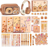 Brown Capybara 92-Piece Stationery Gift Set