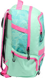 Rawlings Gamer Series Athletic Backpack – Dual Bat Sleeves, Ventilated Shoe Pocket & Pro Game-Day Design (Mint/Pink)