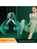 Inner Thigh Exerciser & Kegel Trainer with Resistance Bands & LED Counter – 3 Intensity Levels for Home Gym 🏋️‍♀️🔥