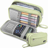 Klein Blue Large 3-Compartment Pencil Case