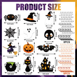 Happy Halloween Banner & Hanging Swirls Set – 32PCS Multicolor Party Decorations with Witches, Ghosts & Pumpkins
