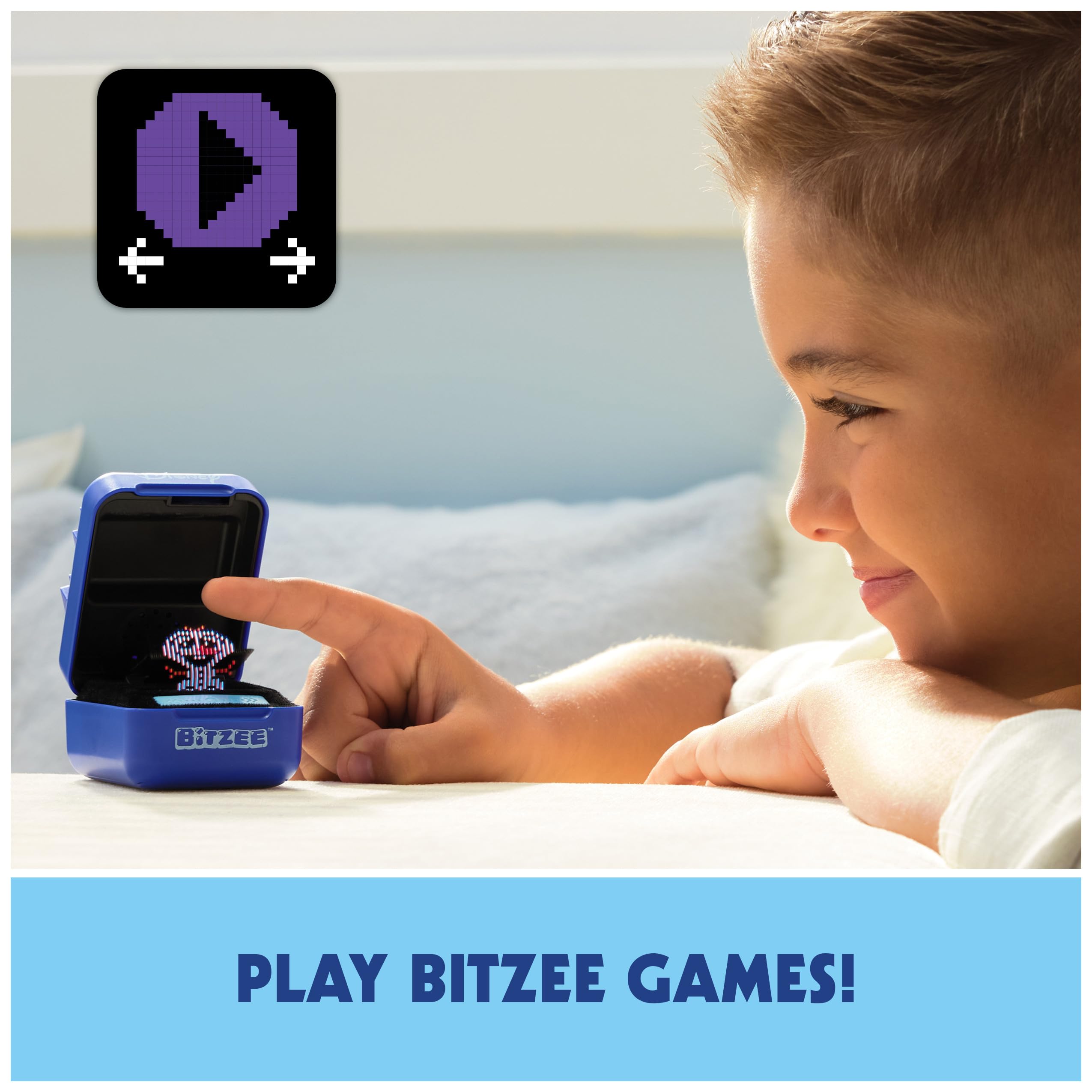 Bitzee Disney Interactive Digital Pet Toy with 30 Collectible Characters – Touch-Responsive Virtual Companion Featuring Mickey Mouse, Frozen, Toy Story & More