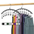 Space-Saving Yoga Pants Hanger Set (20 Clips) – Heavy-Duty Closet Organizer for Leggings, Jeans & Skirts