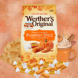 Werther’s Limited Edition Fall 2025 Soft Caramels – 2-Pack (Caramel Apple & Pumpkin Spice, 8.57oz Each) – Individually Wrapped Gourmet Candies