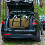 Laripwit Extra-Large Expandable Rolling Duffle Bag 130L–170L, Collapsible Heavy-Duty Travel Duffel with Wheels (Brown)