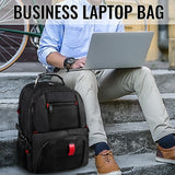Extra-Large 17″ Travel Laptop Backpack with USB Charging – TSA-Approved Business & Airline-Ready Backpack