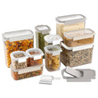 Bentgo Pantry Airtight Food Storage Containers – 22 Piece Stackable Set with Scoop & Cereal Lid
