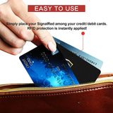 RFID Blocking Wallet Card – Contactless Card Protector for Credit Cards & Identity Theft Protection