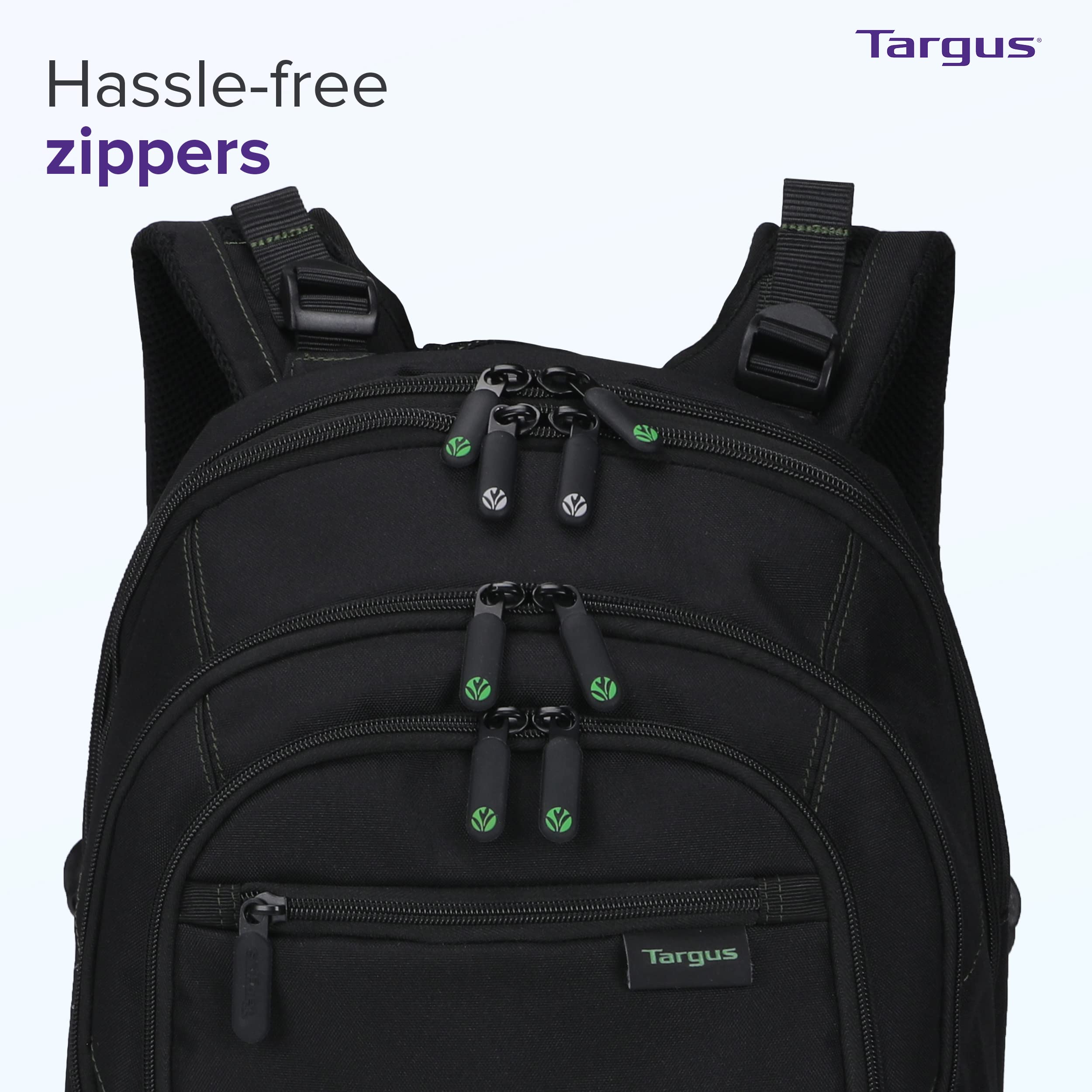 Targus Spruce EcoSmart TSA-Friendly Travel Laptop Backpack for 17 Inch Laptops, Carry-On Business Bag