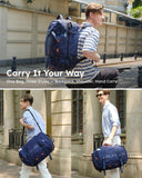 Tolaccea Expandable Carry-On Travel Backpack 40L–50L with TSA-Friendly Design and Laptop Compartment