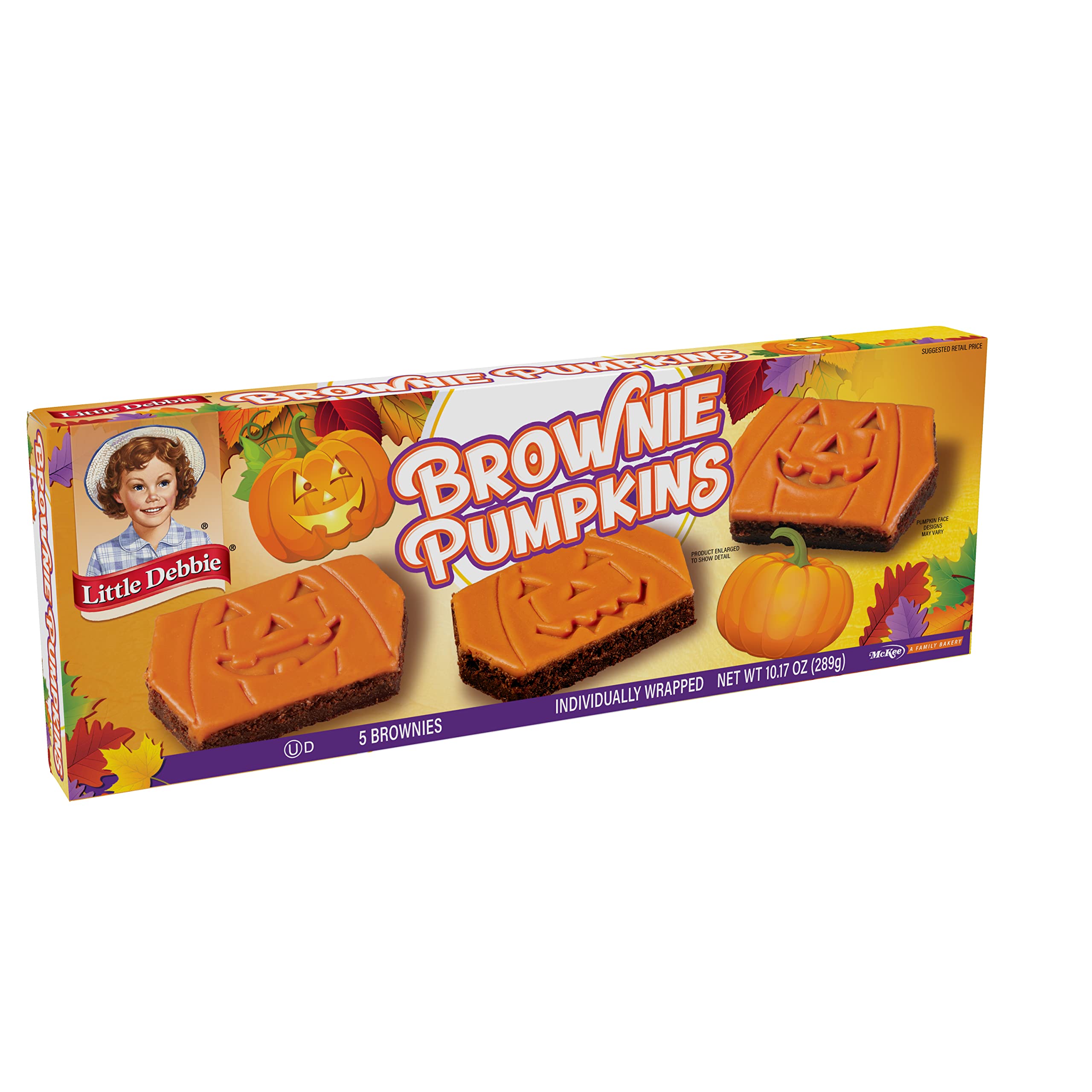 Little Debbie Pumpkin Brownies – Fudge Brownies with Orange Icing (Limited Edition Fall Treats)