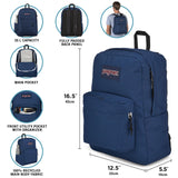 JanSport SuperBreak Plus Backpack – 15” Laptop Sleeve Durable School, Work & Travel Daypack