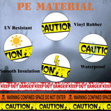 Halloween Fright Tape Bundle – 3 Rolls “Keep Out”, “Caution”, “Warning” Scary Party Decoration Set