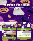 Halloween Purple Disposable Plastic Tablecloth – Waterproof & Stain-Resistant PEVA (US12200)
